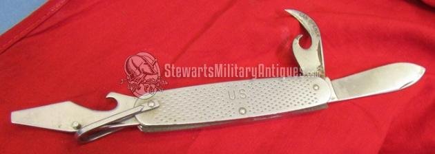  US Vietnam War Army Issue Pocket Knife, Camillus Mfg 1972 — image 3