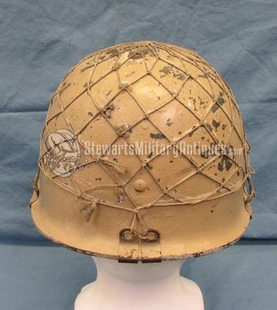  Desert Storm Iraqi Army Helmet & Net — image 3