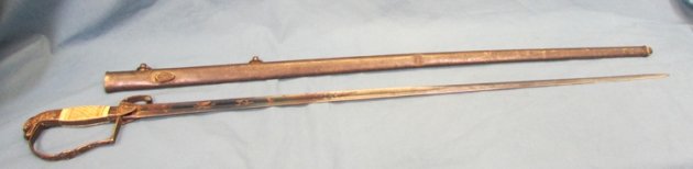  US Pre Civil War Militia Officers Eagle Head Sword, 1820-1840, Bone Grips — image 4