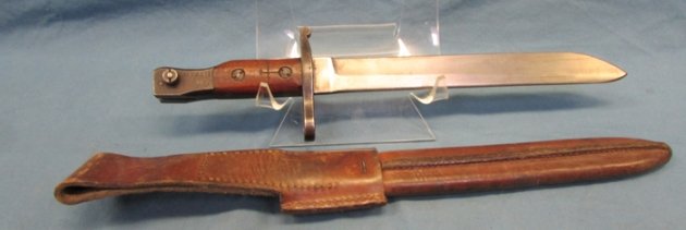  Canadian WWI 1907 Pattern Ross Bayonet & Scabbard — image 6