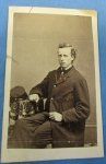 US Civil War Union Soldier CDV, Lisbon Ohio