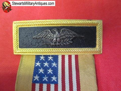  US Civil War GAR Medal, National Officer, Staff — image 3