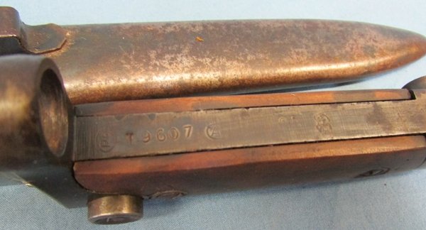  Italian WWII M1938 Folding Blade Cacarno Bayonet — image 5