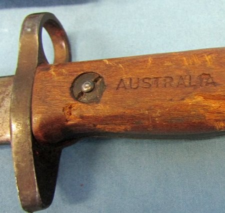  Australian WWII M1907 Enfield Bayonet & Scabbard — image 4