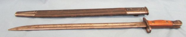  Australian WWII M1907 Enfield Bayonet & Scabbard — image 5