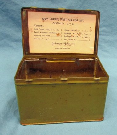  Australian WWII Motor Transport First Aid Box — image 2