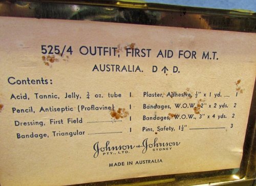  Australian WWII Motor Transport First Aid Box — image 4