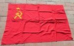 Soviet Cold War Era Double Sided Flag