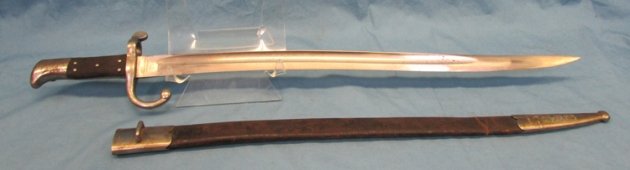  Danish M1867 Rolling Block Bayonet & Scabbard, Weyersberg-Kirschbaum Mfg — image 4