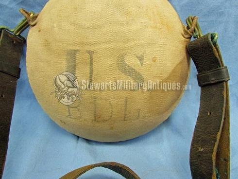  US Indian Wars, Spanish-American War Canteen & Correct Shoulder Strap — image 4