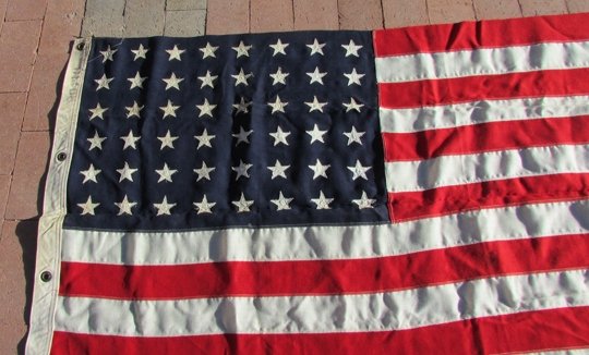  US WWII 48 Star Flag, 35x65 Inches — image 3