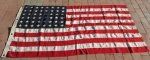 US WWII 48 Star Flag, 35x65 Inches