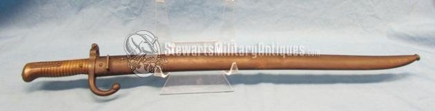  French M1866 Chassepot Bayonet, Matching Numbers, St Etienne 1871 — image 3