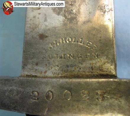  Danish M1867 Sword Bayonet, Holler Mfg — image 4