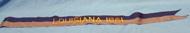  US Cold War Era, Civil War Battle Flag Streamer, Louisiana 1861 — image 2