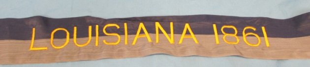  US Cold War Era, Civil War Battle Flag Streamer, Louisiana 1861 — image 3