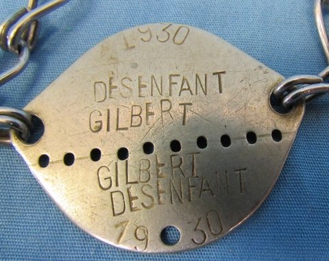  French WWII Soldiers Identity Tag & Good Luck Charm — image 5