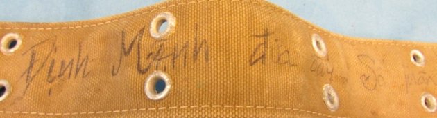  Vietnamese Army Belt & Buckle Set, Soldier Inscribed — image 4