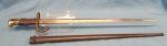 French M1874 Gras Rifle Bayonet, 1878 Paris, Matching