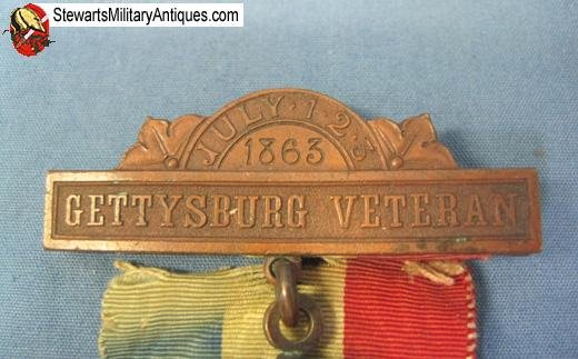  US Civil War New York 30th Anniversary Gettysburg Medal, 1863-1893 — image 2