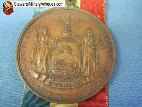  US Civil War New York 30th Anniversary Gettysburg Medal, 1863-1893 — image 3