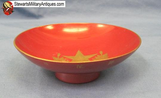  Japanese Meiji Era Imperial Guard Lacquered Wood Sake Cup — image 3