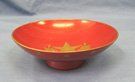 Japanese Meiji Era Imperial Guard Lacquered Wood Sake Cup