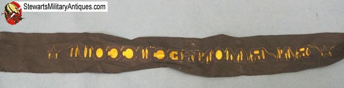  Italian WWII Navy Cap Tally, R.N. R.MONTECUCCOLI — image 4