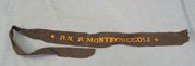 Italian WWII Navy Cap Tally, R.N. R.MONTECUCCOLI