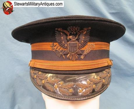  US Pre WWI Field Grade Staff Officers Dress Hat, Bullion Embroidery — image 7