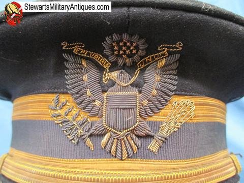  US Pre WWI Field Grade Staff Officers Dress Hat, Bullion Embroidery — image 8