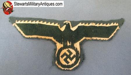  German WWII M1936 Army EM Breast Eagle — image 2