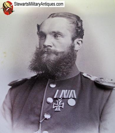  German Franco-Prussian War Identified CDV, Iron Cross Winner, Fusilier Rgt 37 — image 3