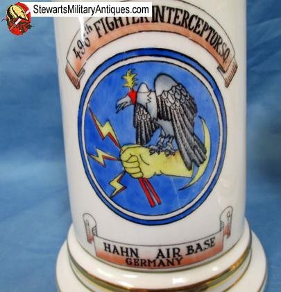  US Cold War Era Career USAF NCO Squadron Beer Stein Lot — image 4