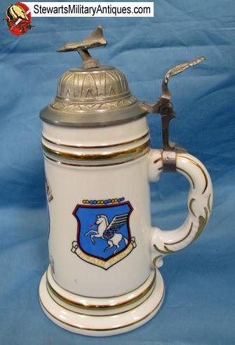  US Cold War Era Career USAF NCO Squadron Beer Stein Lot — image 5