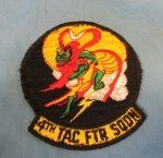 US Vietnam War Era 4th Tactical Fighter Squadron Patch