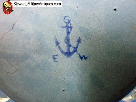  Japanese WWII Enameled Steel Navy Bowl, Battlefield Recovered  — image 4
