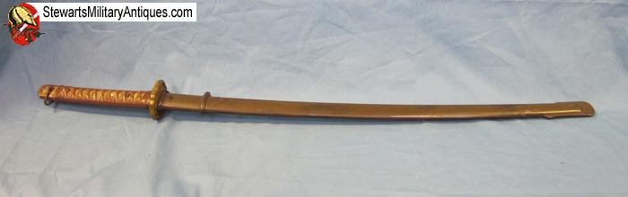  Japanese WWII Army Type 95 NCO Sword, Matching — image 2