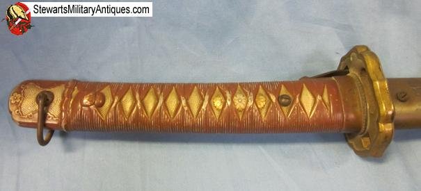  Japanese WWII Army Type 95 NCO Sword, Matching — image 3