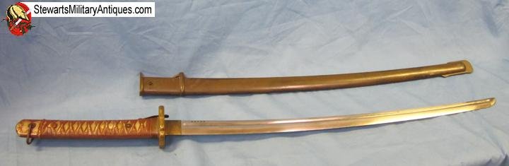  Japanese WWII Army Type 95 NCO Sword, Matching — image 6