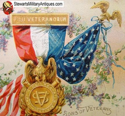  US Post Civil War GAR Sons of Veterans Postcard — image 4