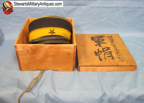  Japanese Meiji Era Hat in Original Box — image 2