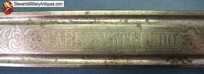  Mexican Revolution Era Mexican Army Officers Sword, Toledo 1900 — image 5