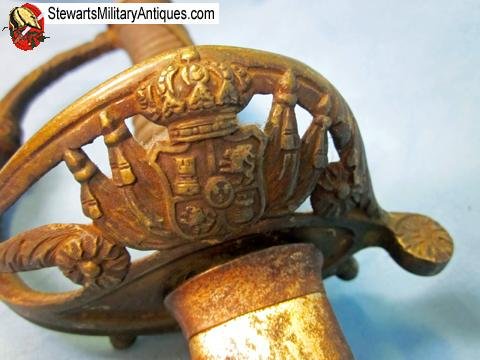  Spanish Army Officers Sword, Spanish American War Souvenir — image 3