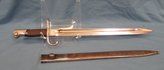 Argentine M1909 Mauser Bayonet, Wood Grips, Matching, Weyersberg Mfg