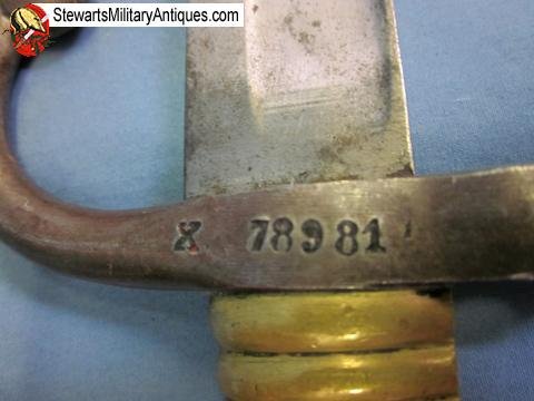  French Franco-Prussian War M1866 Chassepot Bayonet, 1868 Date   — image 6