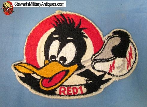  US Cold War Era USAF  Red 1 Squadron Insignia — image 2