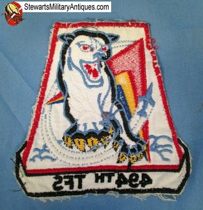  US Cold War Era USAF 494th Tactical Fighter Squadron Patch — image 3