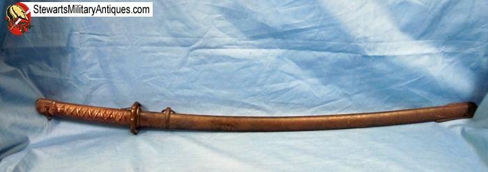  Japanese WWII Army Type 95 Army NCO Sword, Matching, Korkura, Iijima Sword Factory — image 2