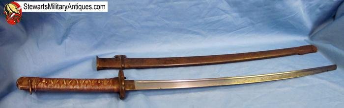  Japanese WWII Army Type 95 Army NCO Sword, Matching, Korkura, Iijima Sword Factory — image 5